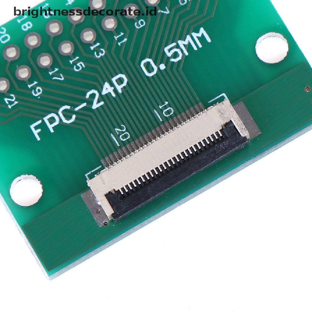 Papan Adapter Konverter Pcb 8p / 12p / 20p / 24p / 50p / 0.5mm Ffc Fpc Ke Dip 2.54mm