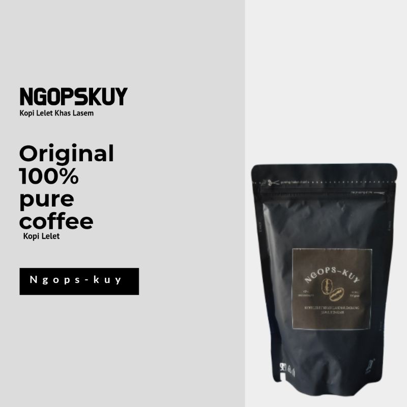 

Kopi Ngopskuy Kopi Lelet Ngopskuy Original Khas Lasem (200gr)