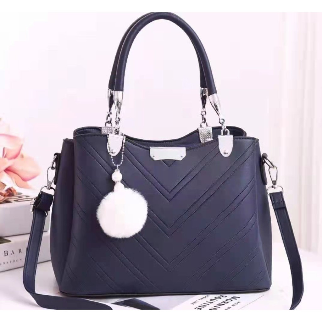 MV_Marvelouz MV601059 HANDBAG free pom&quot; + talpan tas wanita import terbaru tas medium besar isi banyak