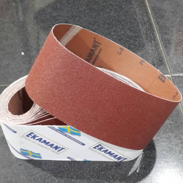 Amplas Belt Sander 100 x 610 mm Grit 320 Ekamant Swedia