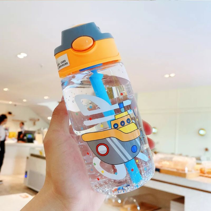 (Murah) Botol Minum Anak Karakter lucu / Botol Minum Anak Sedotan Kait / Botol Minum Anak / Botol Minum