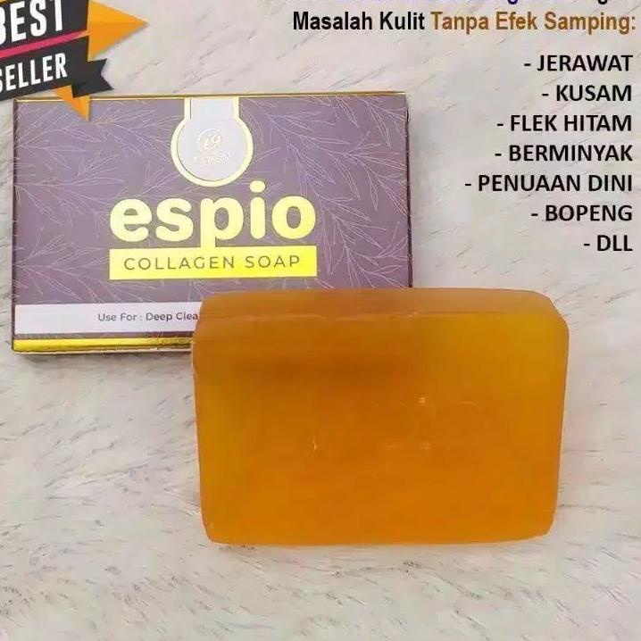 ❖IMPORT❖ ESPIO WHITENING SOAP / SABUN PEMUTIH BADAN DAN WAJAH ESPIO BPOM ORIGINAL 100% produck vyral