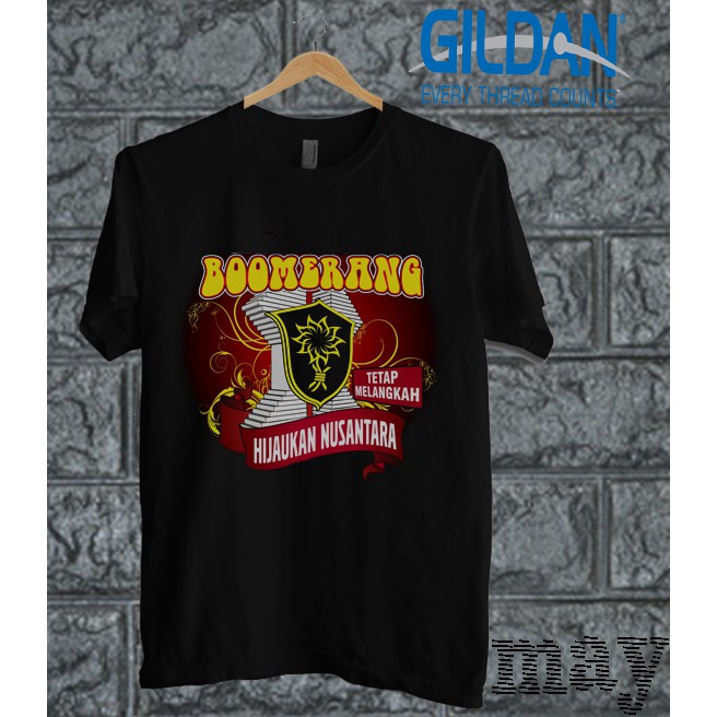KAOS BAND BOOMERANG TSHIRT ORIGINAL GILDAN SOFTSTYLE BOOMER 3
