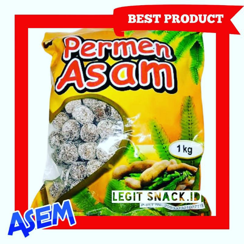 

Permen Asem Jawa Bulat Asam 1 Kg