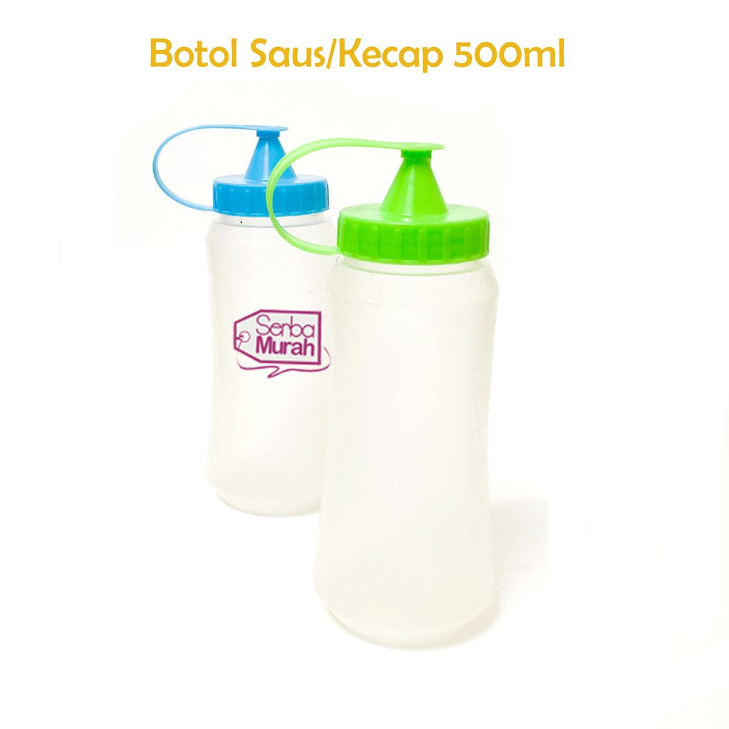 Botol Saus / Kecap Plastik - Botol Plastik Serbaguna / Botol Saus Bakso Termurah