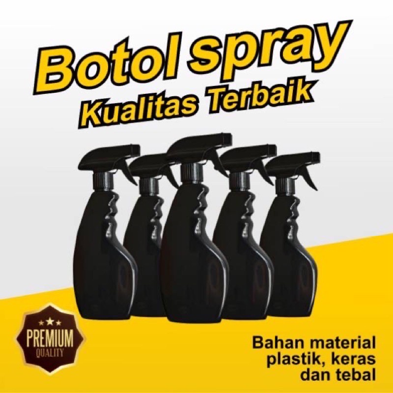 BARU BOTOL SPRAY PLASTIK KOSONG VOLUME 379ML SUB BOTTLE PORTABLE
