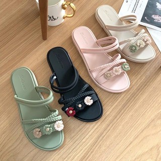  BALANCE  1205 5 SANDAL  JELLY WANITA MOTIF BUNGA Shopee 