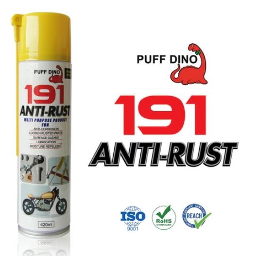 Puff Dino Anti Rush Pelumas Dan Pembersih Karat