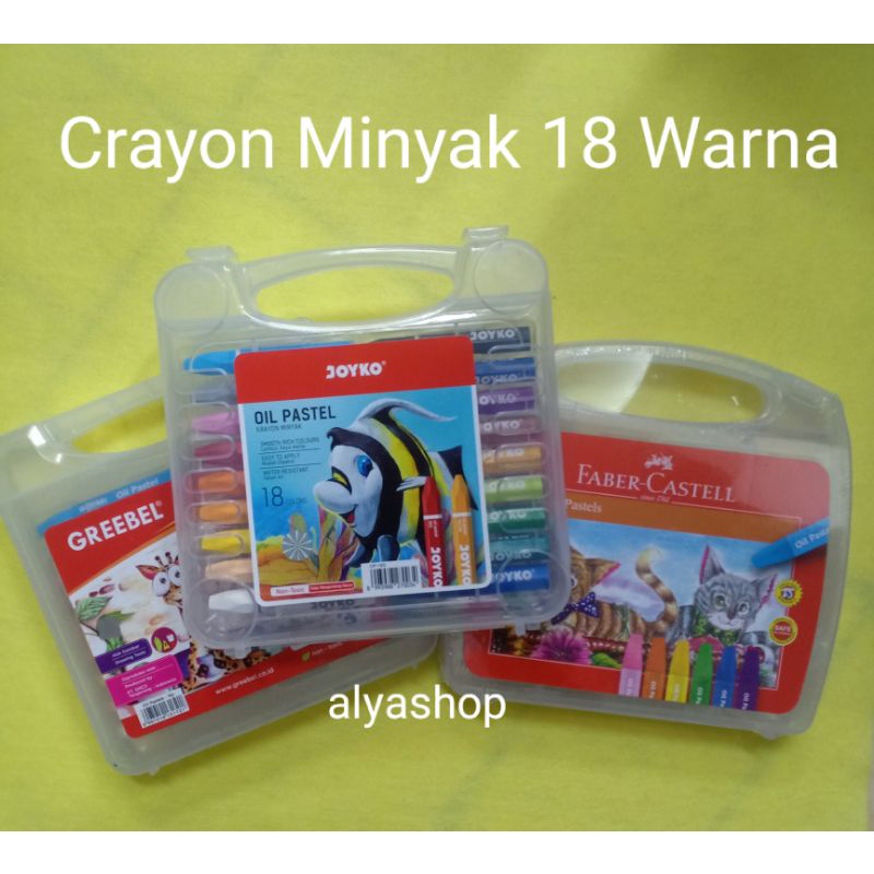 Crayon Oil Pastel 18 Warna