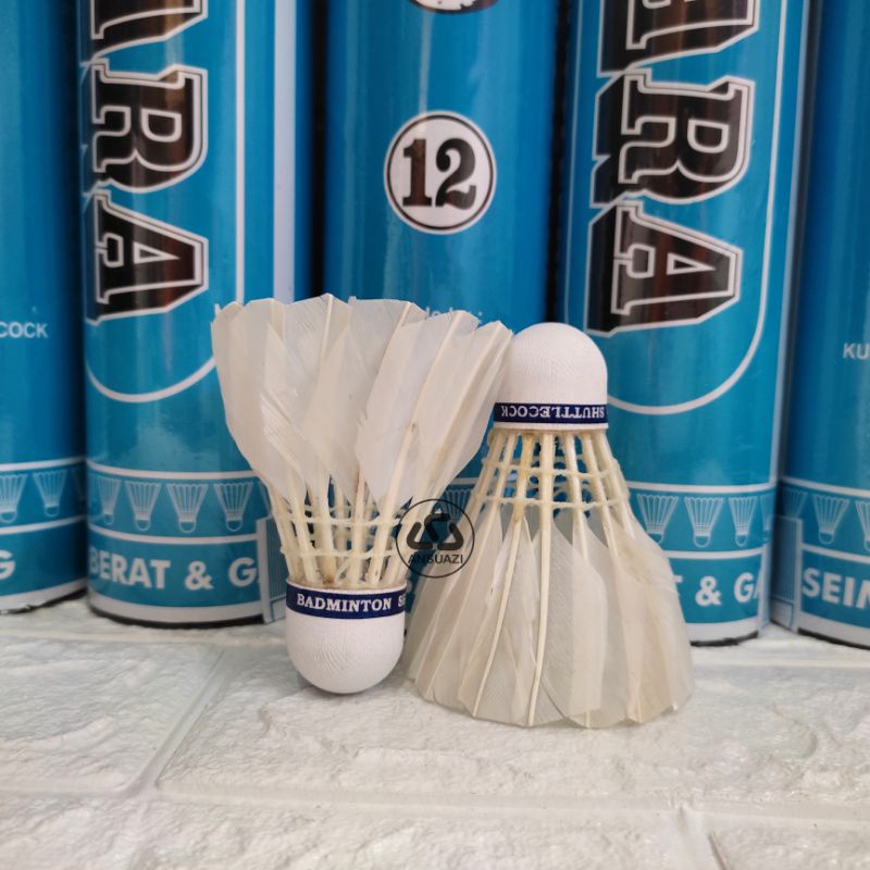 SHUTTLECOCK BADMINTON KUMARA BIRU | KOK BADMINTON  PAPAK / TUMPUL AWET, STABIL,  TIDAK MUDAH PATAH