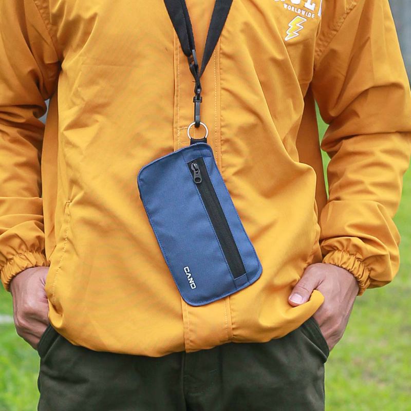 PROMO DISKON - Tas Sako Wallet Pria Murah Mini Hanging Kalung Kartu & Hp Original