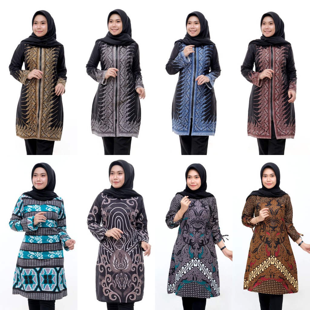  TUNIK  BATIK  WANITA MOTIF MEGA MENDUNG Shopee  Indonesia