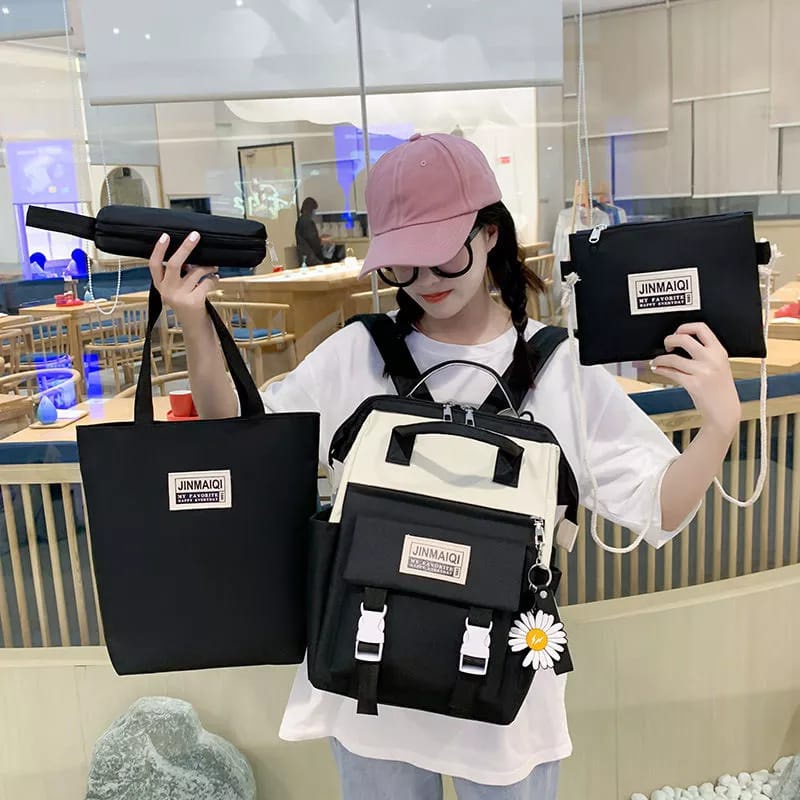 FAGETO - SWAB Limited Edition Tas Ransel Backpack 4in1 wanita terlaris Tas SET-6