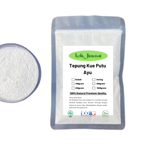 

lohjinawisolo - 100gr Tepung Kue Putu Ayu