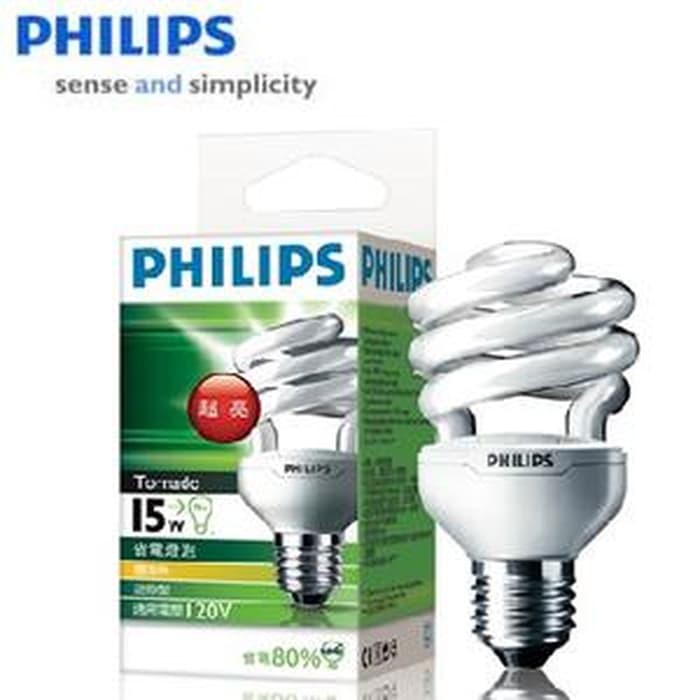 PHILIPS Lampu Tornado Spiral 15W 15watt 15 watt