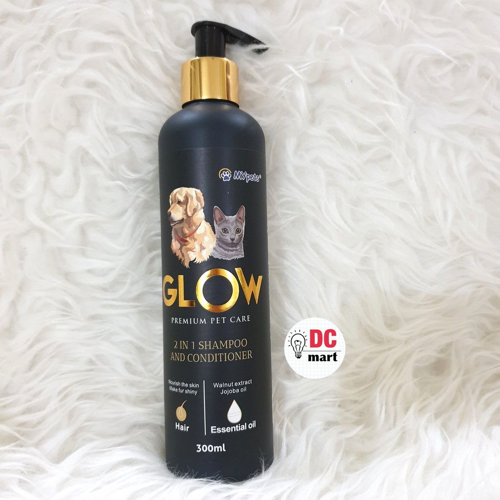 GLOW Shampo Premium Pet Care 300mL/ Shampoo Hewan Anjing Kucing