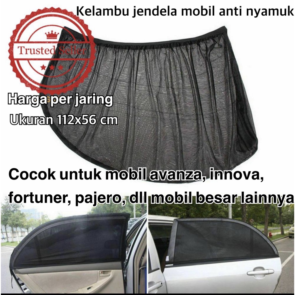 KELAMBU JARING TIRAI JENDELA MOBIL ANTI NYAMUK ANTI DEBU ANTI UV