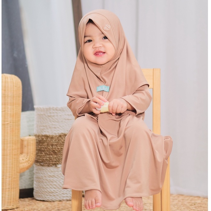 HONEYBLOSSOM gamis anak bayi lucu / gamis bayi perempuan polos nuha