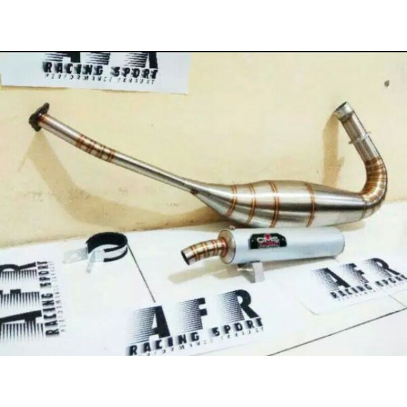 knalpot CMS 1 ninja R RR stainless silincer aluminium