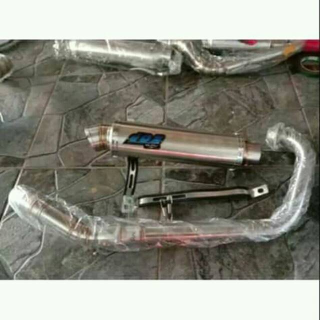 knalpot racing dos 30 cm inlet 50 mm vixion nvl nva satria fu injeksi tiger mp gl cbr cb scorpio her