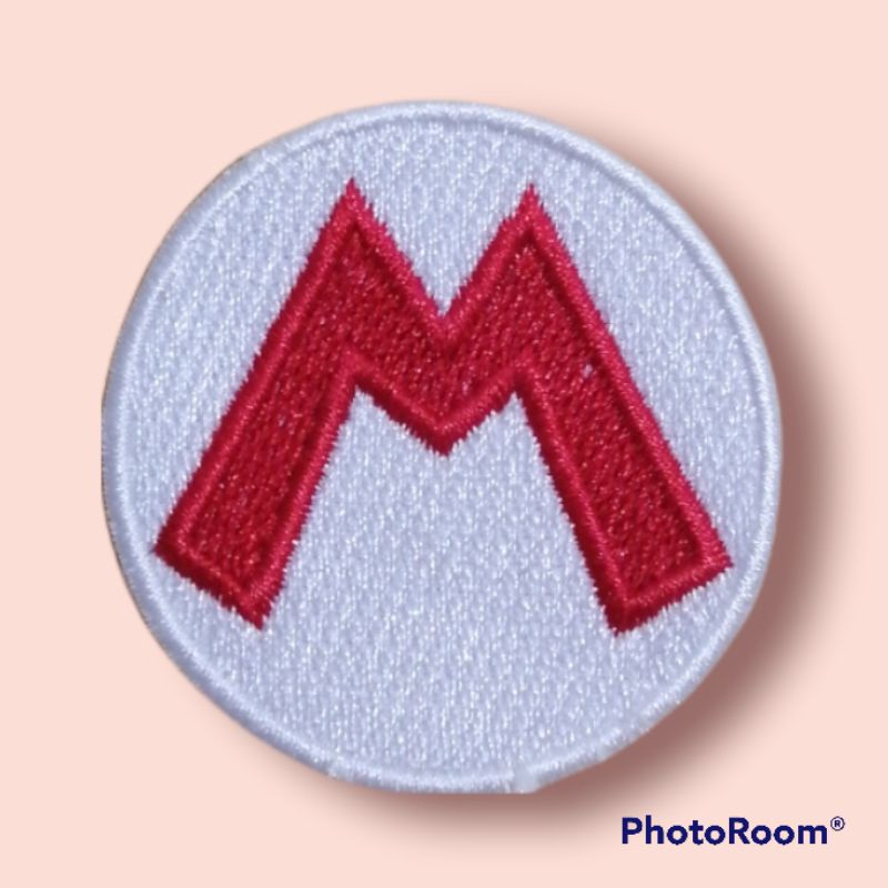 iron patch M mario