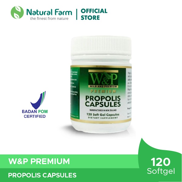 W & P Propolis Capsules - 120 Softgel