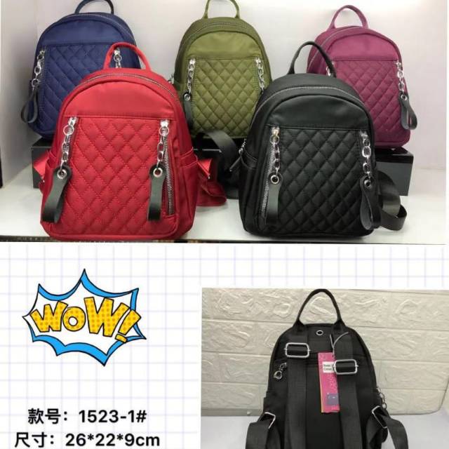 TAS RANSEL PARASUT CHIBAO CB1523 BORDIR | Shopee Indonesia