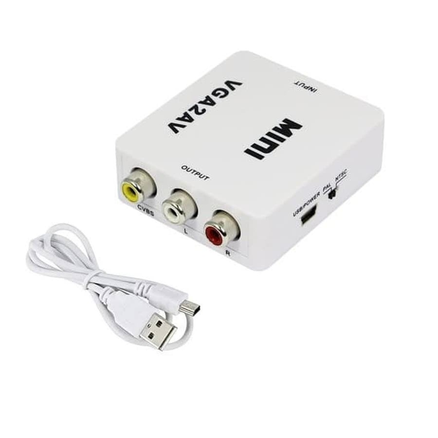 Converter VGA to AV RCA Adapter