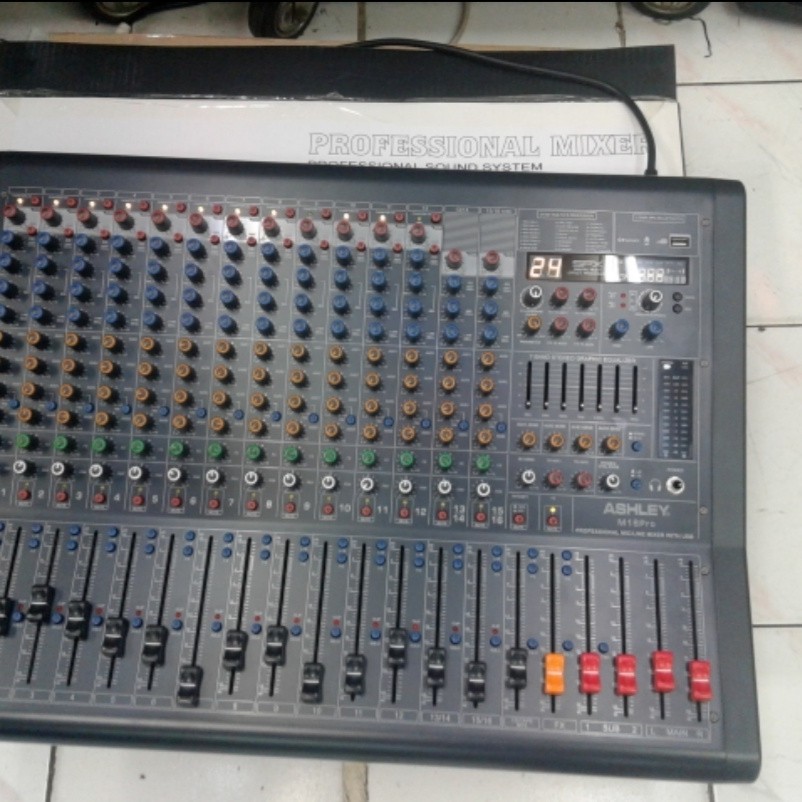 mixer audio ashley M16 pro original multi effeck dual engine