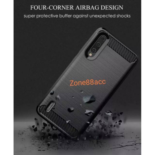 Silicon Case XIAOMI Mi CC9 Softcase iPAKY Carbon Casing Cover TPU