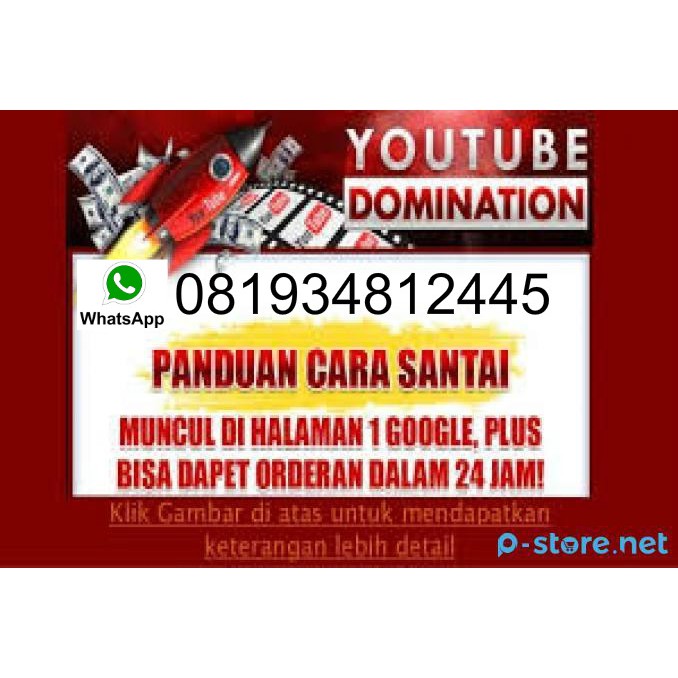 Jual Panduan Belajar Youtube Cocok Untuk Bisnis Youtube Dan Jualan ...