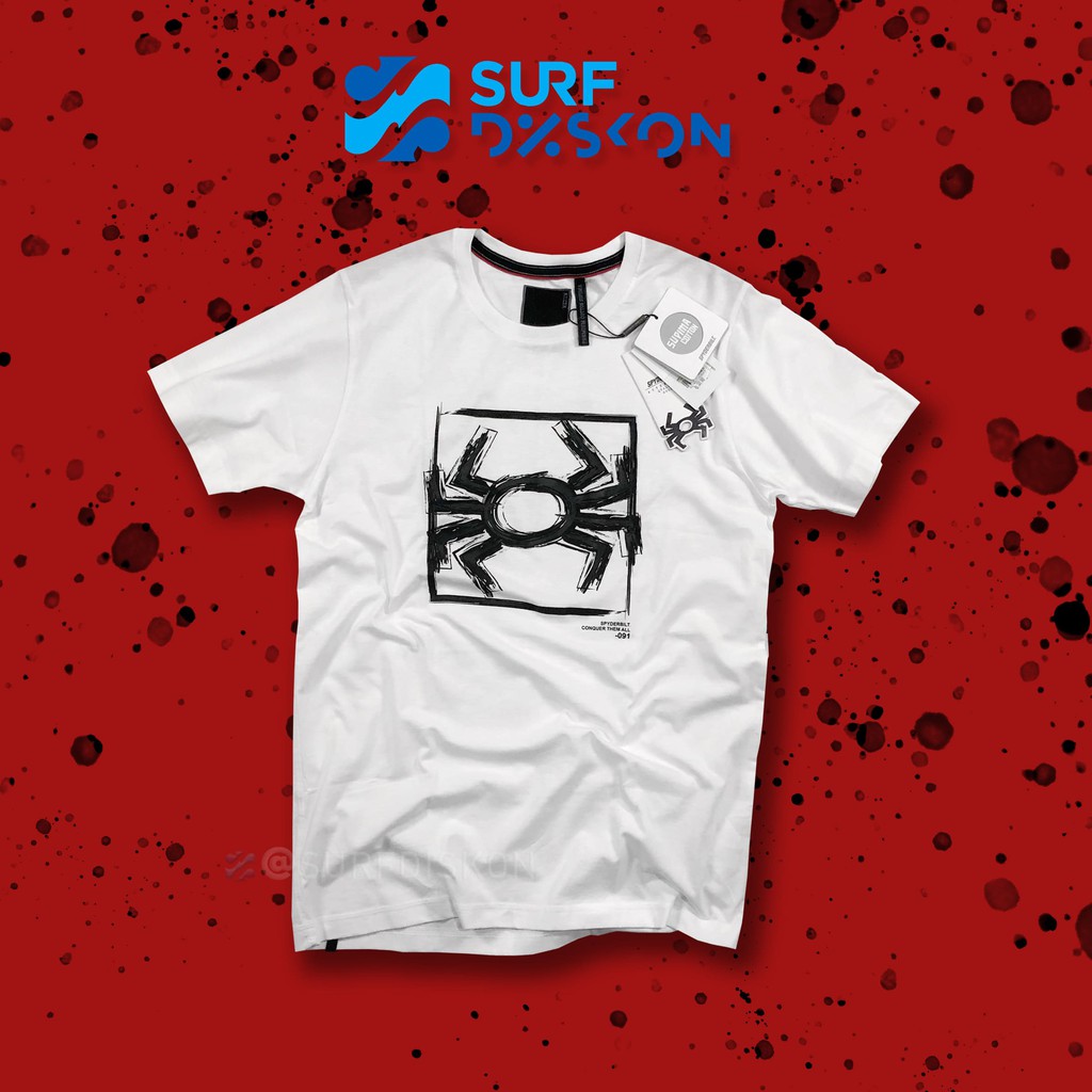T Shirt Kaos Spyderbilt Paintbrush Premium Tee White T Shirt Kaos Spyderbilt Paintbrush Premium Tee White