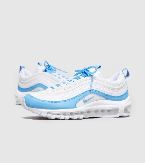 white and blue nike air max 97