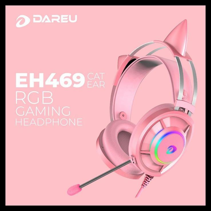 HEADSET DAREU EH469 RGB CAT EAR GAMING HEADPHONE
