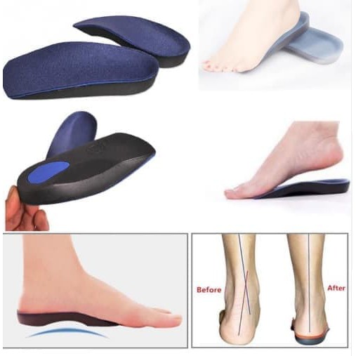 Insole arch support 3/4 sol sepatu 3/4