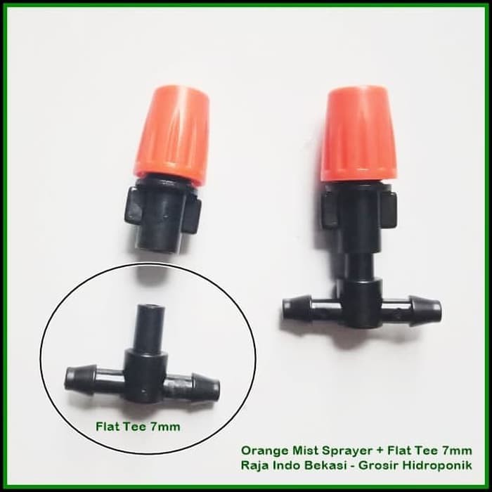 Nepel Tee Flat 7 Mm Connector Nepel Tee Flat 7mm Te To Ke Sprayer Nozzle Fogger Misting Sprinkler