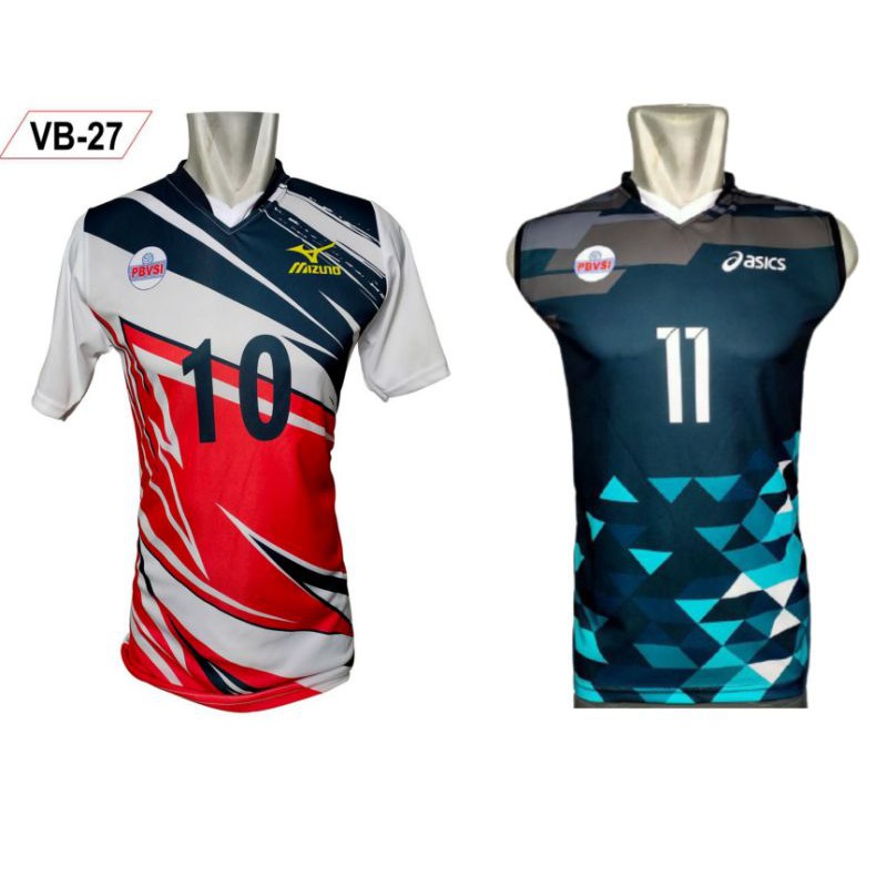 jersey voli printing proliga kaos atasan voly