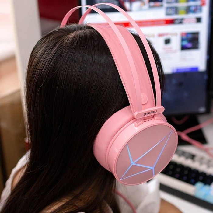 Dareu Magic Queen EH722S Pink RGB 7.1 Surround Gaming Headset