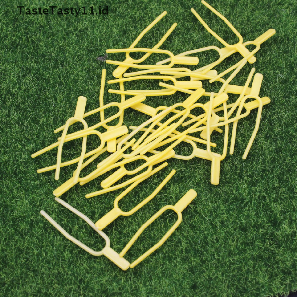 50 Pcs Alat Klip Tanaman Bahan Plastik Untuk Rumah Kaca