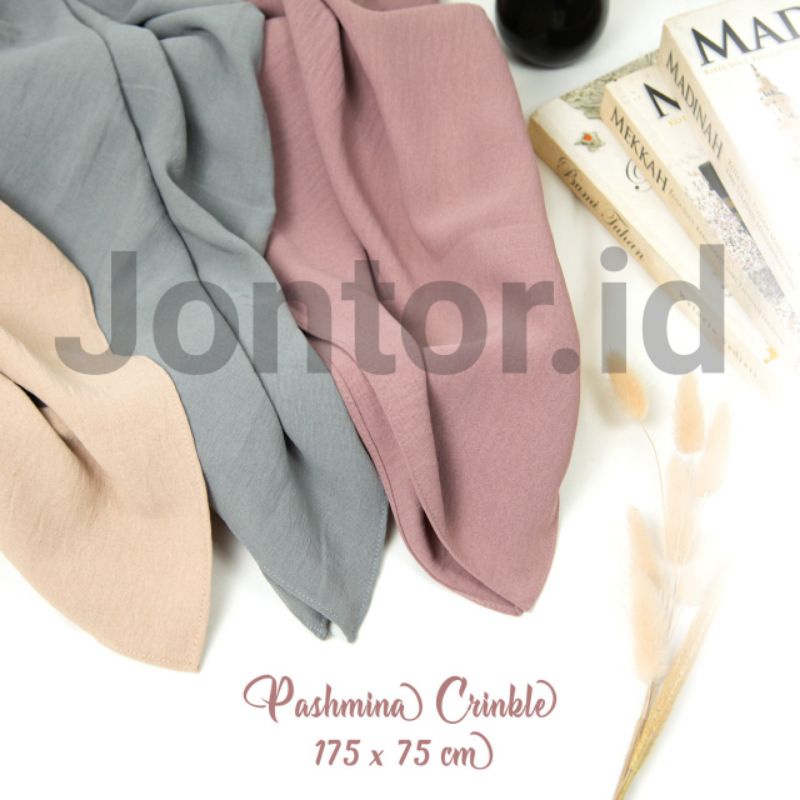 PASHMINA CRINCLE AIRFLOW PREMIUM/Pashmina crinkle