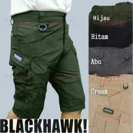 Wrt 114 Celana Kargo Army Tactical Blackhawk Loreng Model Outdoor PY319 Celana Pendek Tactical/Celan