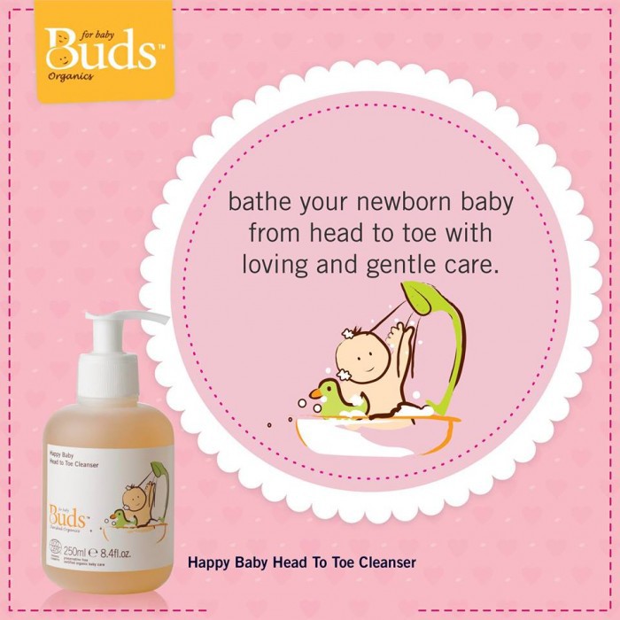 Buds Happy Baby Head to Toe Cleanser - Sabun Shampoo 2in1 Bayi Organik