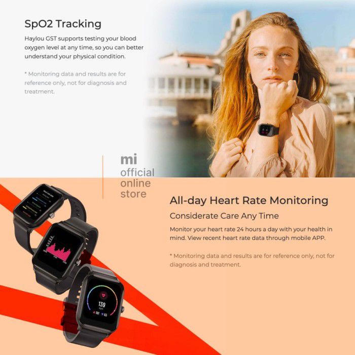 Haylou Smartwatch GST LS09B Support SP02 International Version - Garansi 1 Tahun