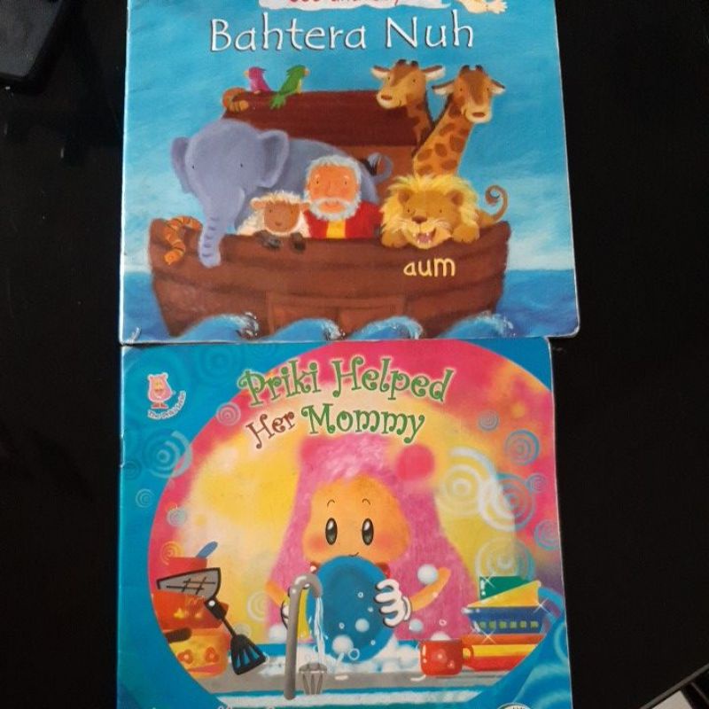 

buku cerita erlangga for kids SEE AND SAY BAHTERA NUH DAN PRIKI HELPED HER MOMMY