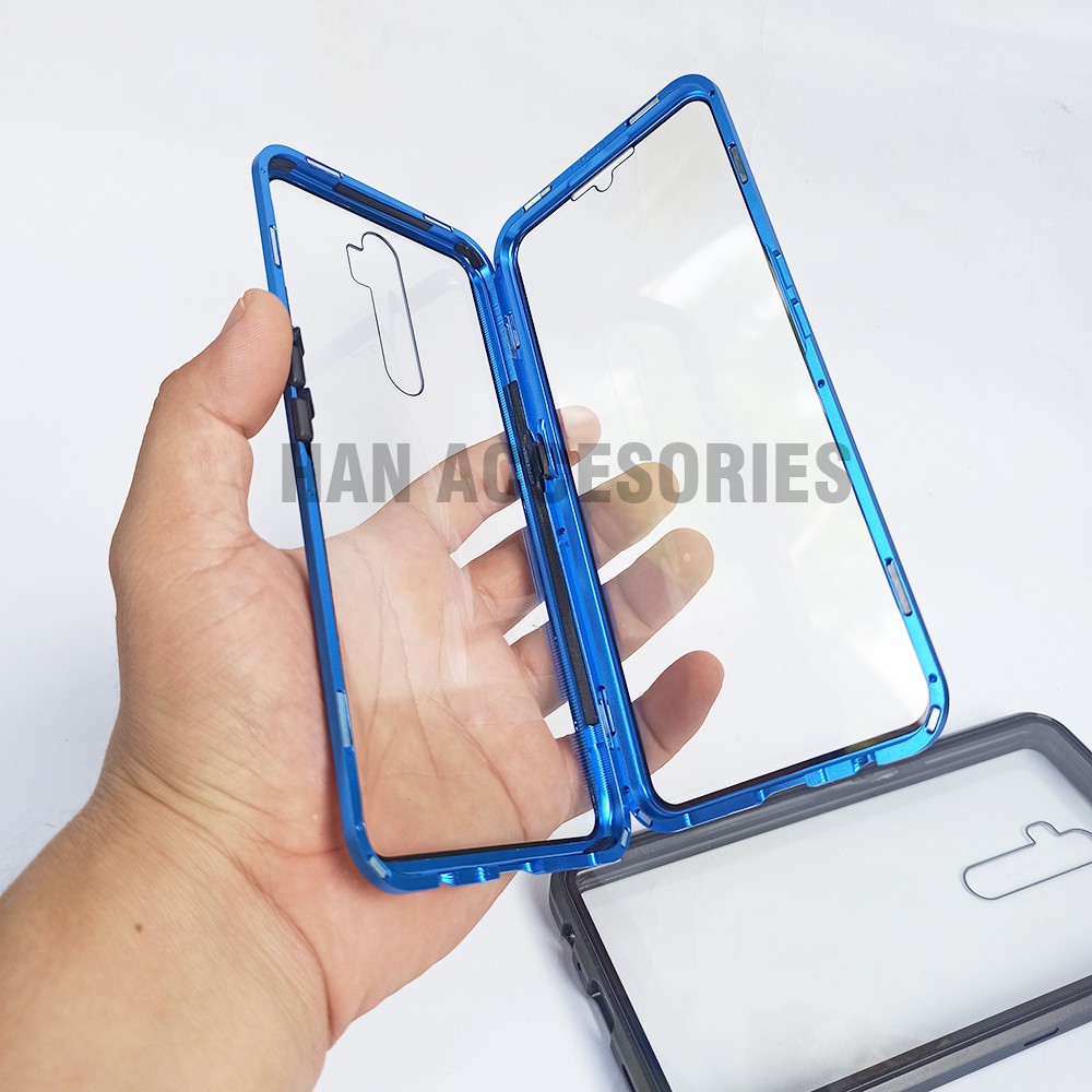 OPPO RENO 2F Case Magnetic 360 FULL GLASS Depan dan Belakang - Full Protection