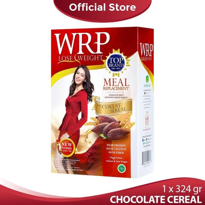 

BISA BAYAR DITEMPAT WRP MEAL REPLACEMENT CHOCOLATE CEREAL 324G (6 Sachet)