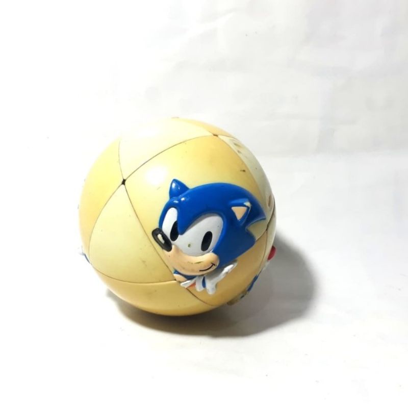 Sonic The Hedgehog Rubik Rubic Cube Timbul Puzzle Jigsaw Creative Smart Brain IQ Training Rare Sega 