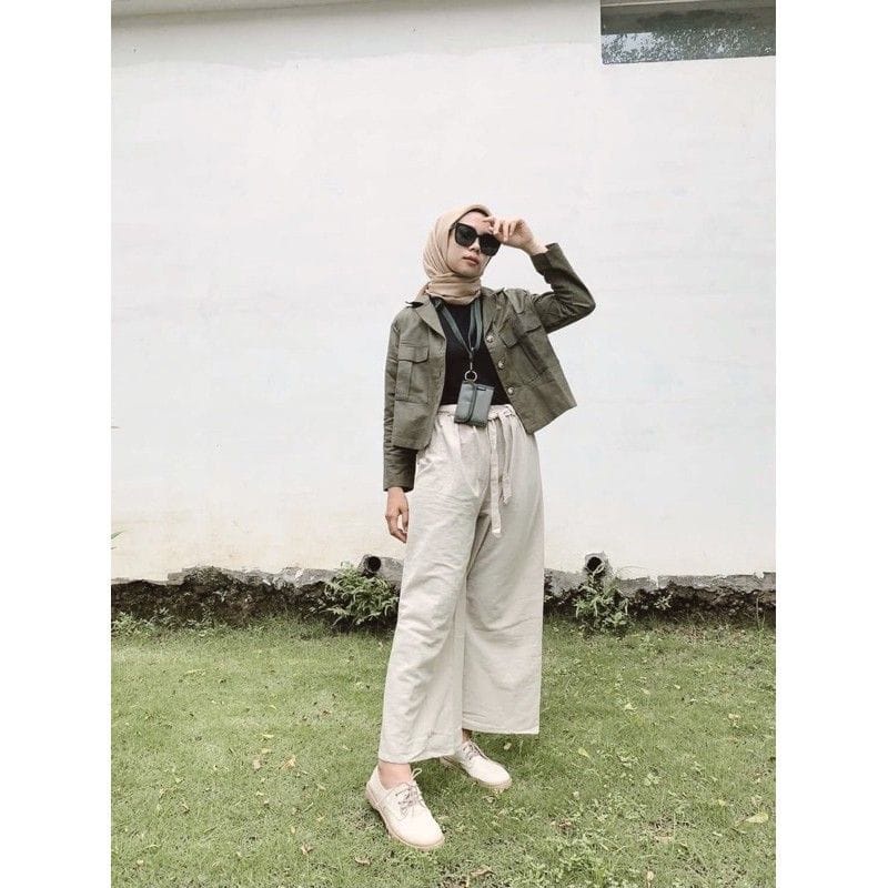 BEFAST - ZEC OOTD Wanita Kemeja JIMIN / Linen Outer Saku Nami Sora / Kemeja Bisa Di Pakai Sebagai Outer / Kemeja Polos Kekinian / Kemeja OOTD Wanita Ala Style Korean /Kemeja Banyak Warna