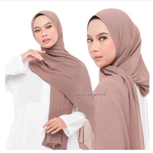 HIJAB PASHMINA PLISKET PREMIUM TANPA GARIS TENGAH PASHMINA PLISKET CERUTY BABYDOLL SHAWL PASHMINA CERUTY MURAH PART II