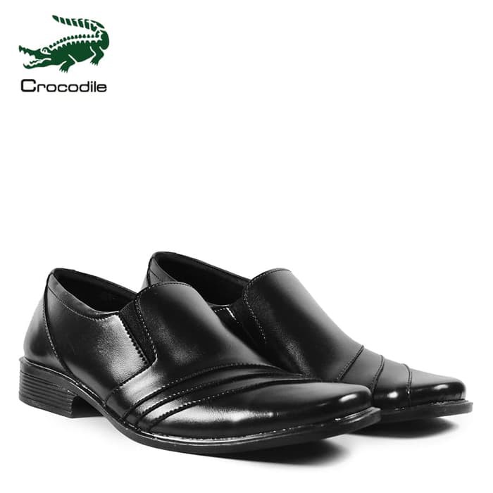 P62R7 Sepatu Pantofel Pria Kulit Jim Joker Ares Fa Hitam Original Formal   Sepatu Pantofel Pria C